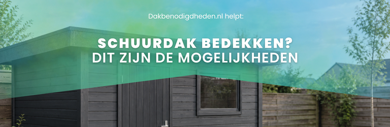 Dakbedekking voor een schuur. Welke mogelijkheden zijn er?