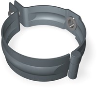 PREFA Aluminium pijpbeugel afvoerbuis 80 mm - donkergrijs