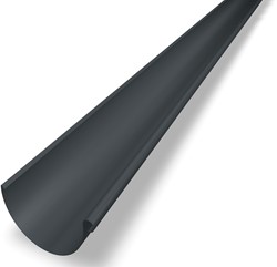 PREFA Mastgoot aluminium 3 meter - donkergrijs