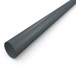 PREFA Aluminium afvoerbuis 80 mm - donkergrijs