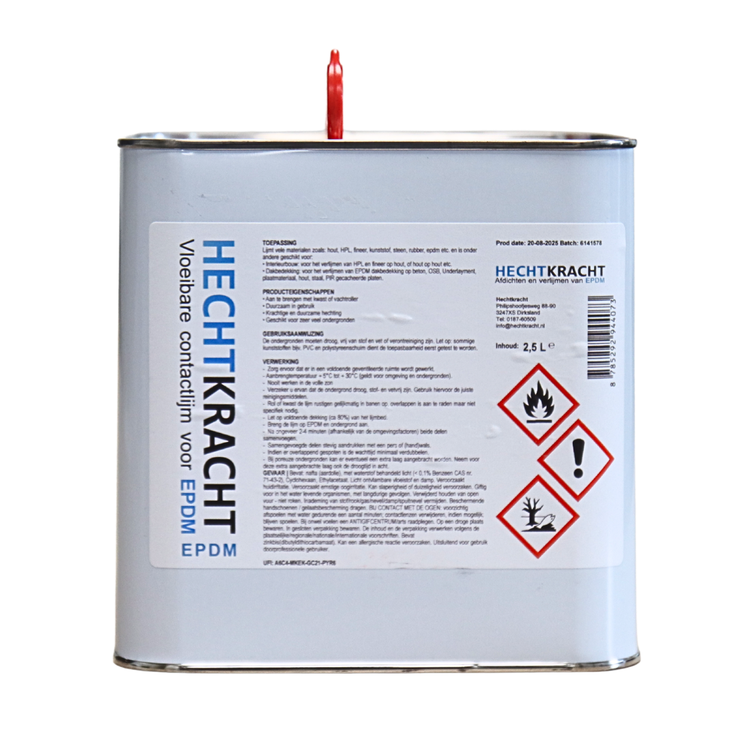 Hechtkracht EPDM Contactlijm Blik - 2,5 Liter