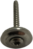 DakCover Daktrim RVS schroef + Neopreenring