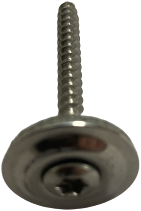 DakCover Daktrim RVS schroef + Neopreenring
