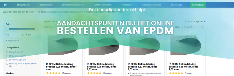 EPDM kopen online