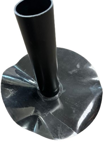 DakCover Hemelwaterafvoer 50 mm recht met zelfklevende slab-2