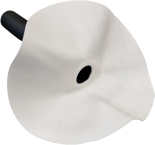 Hemelwaterafvoer 50 mm - 90 graden - wit