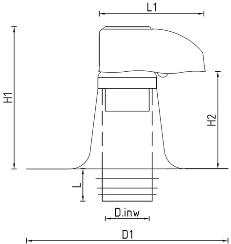 Kabeldoorvoer 3000 DW 60 mm-3