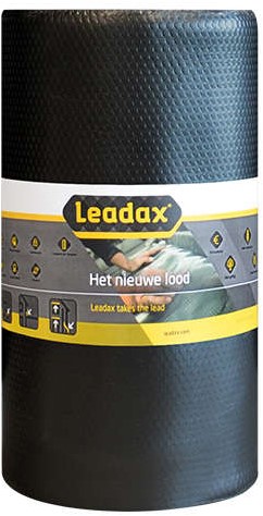 Leadax Loodvervanger 15 cm x 6 meter - Zwart