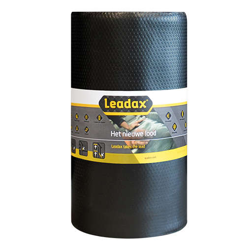 Leadax Loodvervanger 15 cm x 6 meter - Zwart afbeelding