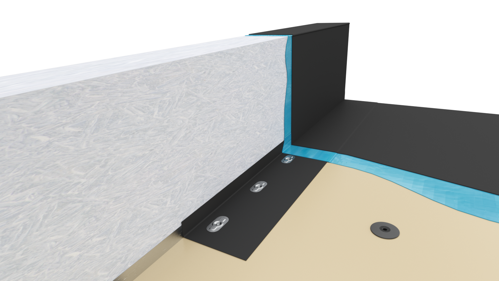 EPDM Kimfixatie strook 6" x 50'