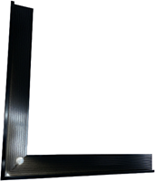 DakCover Daktrim 45 x 45 mm - Buitenhoek - RAL 9005-3