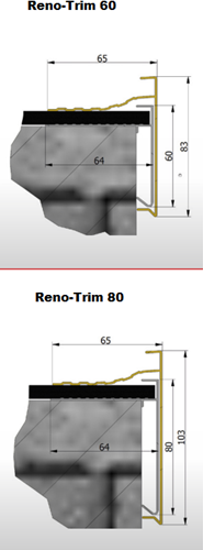 Daktrim Reno-Trim 80 mm - lengte 250 cm-2
