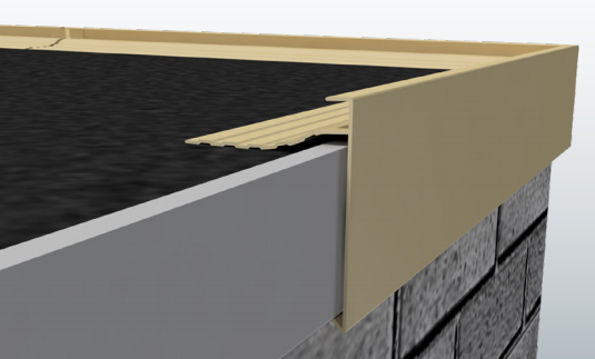 Daktrim Reno-Trim 60 mm - buitenhoek afbeelding