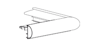 Daktrim Solo-kraal 45 mm  - 2,5 meter lengte
