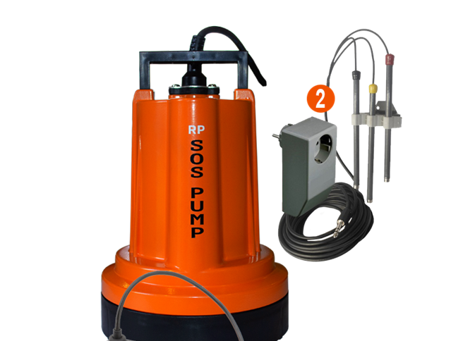 RP SOS Pomp + LEVEL Control vlotter afbeelding