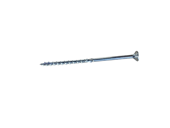 Spaanplaatschroef - torx - deeldraad - wit verzinkt - 5,0 x 70 mm - 200 stuks