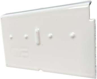Verbindingsstukje - Daktrim 60 x 64 mm - RAL9010